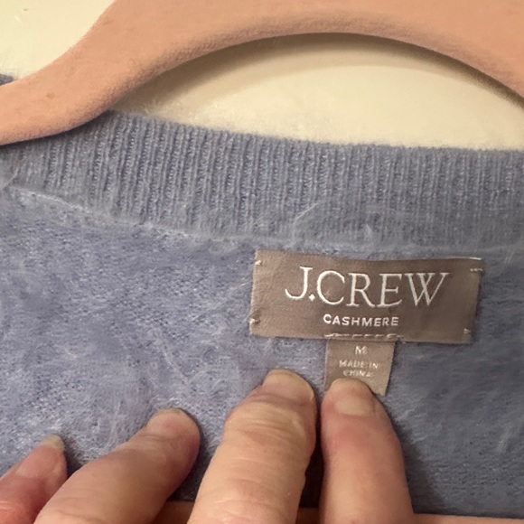J. Crew Brushed Cashmere V-Neck Sweater - Picture 4 of 9